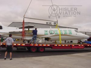 Lear 35 aircraft transport and shipping