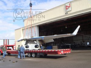 Lear 45 wing aircraft transport and shipping